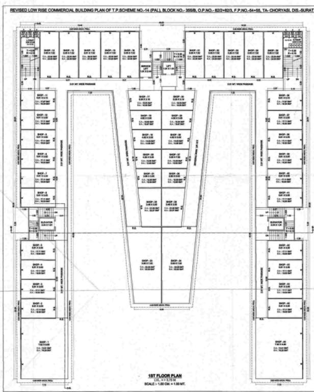  la victoria La Victoria Cluster Plan for 1st Floor