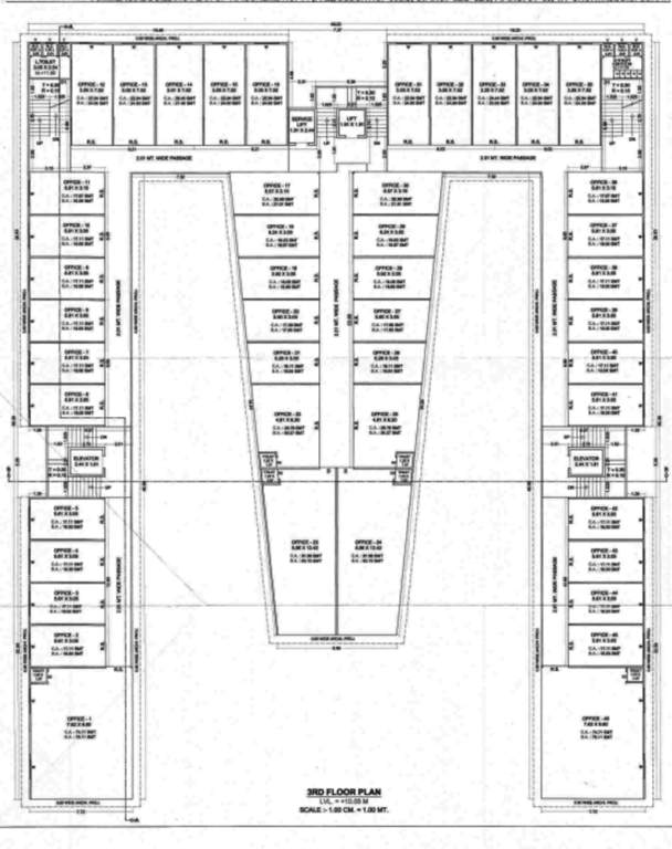 la victoria La Victoria Cluster Plan for 3rd Floor