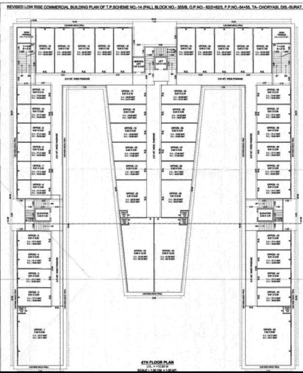  la victoria La Victoria Cluster Plan for 4th Floor