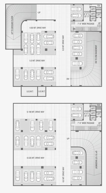  sukrut business park Sukrut Business Park Cluster Plan For Upper And Lower Basement