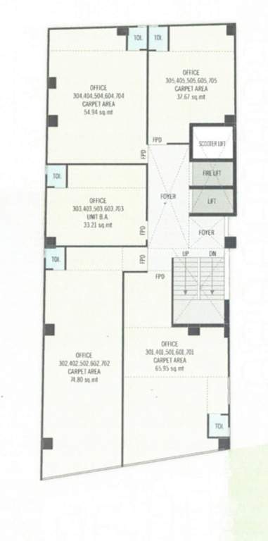  nakshatra biz Nakshatra Biz Cluster Plan For Typical Floor Plan