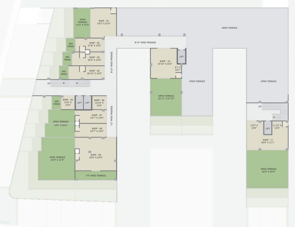  the nikol trade center The Nikol Trade Center Cluster Plan For 6th Floor