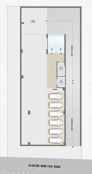  plaza Plaza Cluster Plan for Basement Floor