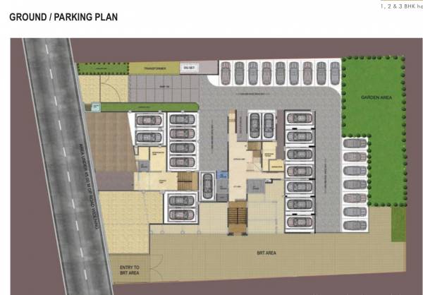  rucha-phase-ii Rucha Phase II Commercial Cluster Plan for ground Floor