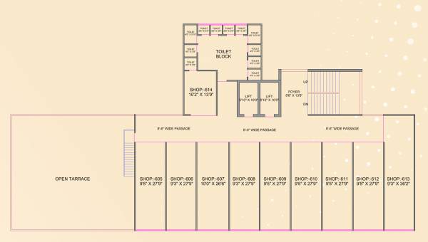  trade-center Trade Center Cluster Plan For 6th Floor
