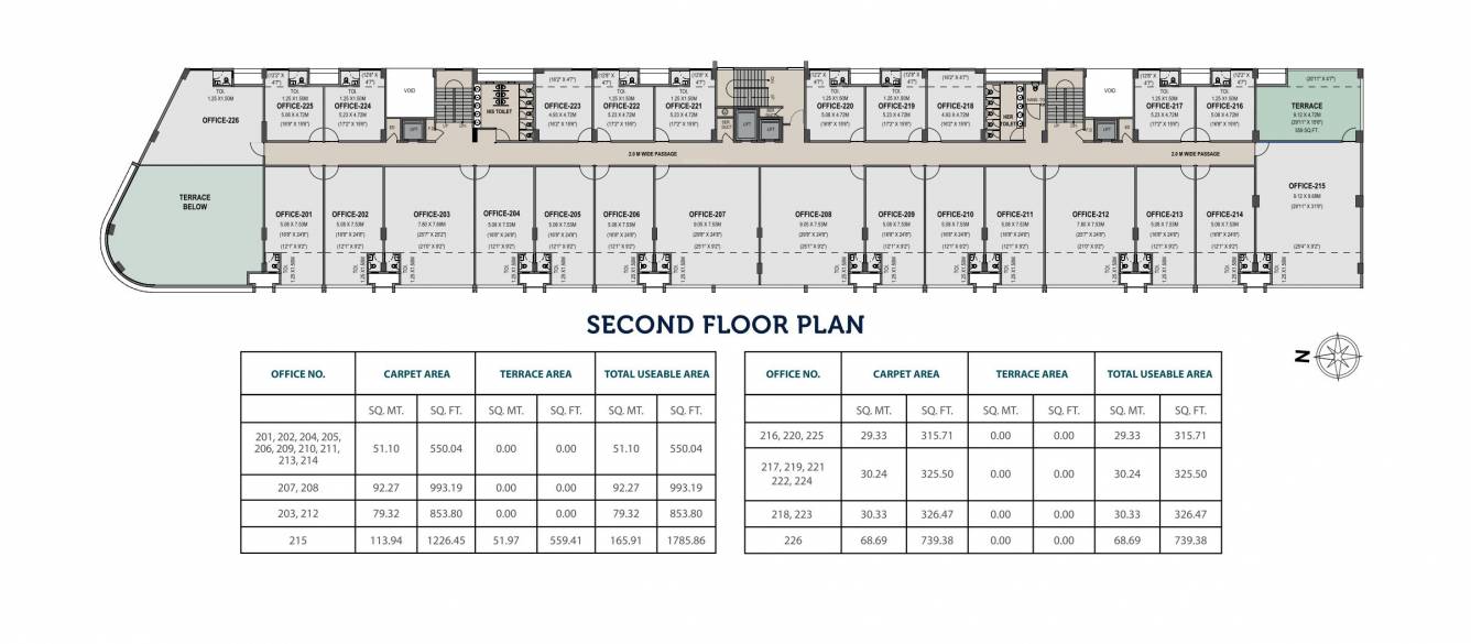  wbiz F Building Commercial Cluster Plan For 2nd Floor