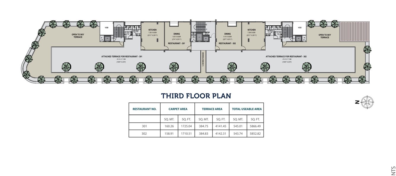  wbiz F Building Commercial Cluster Plan For 3rd Floor