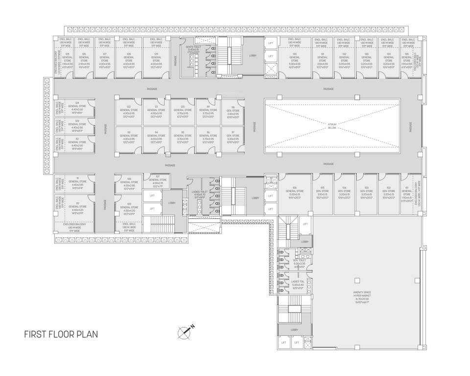  waters edge phase vi G Commercial And It Building Water Square Cluster Plan for 1st Floor