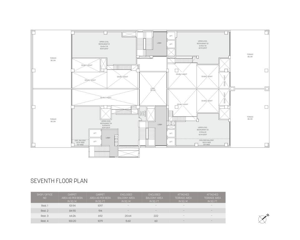  waters edge phase vi G Commercial And It Building Water Square Cluster Plan for 7th Floor