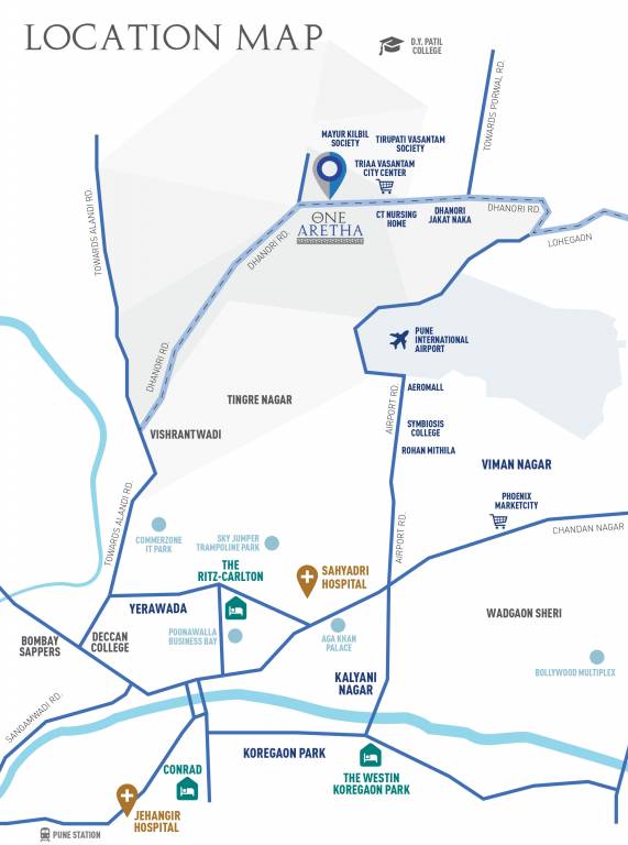  one aretha phase 1 Location Plan