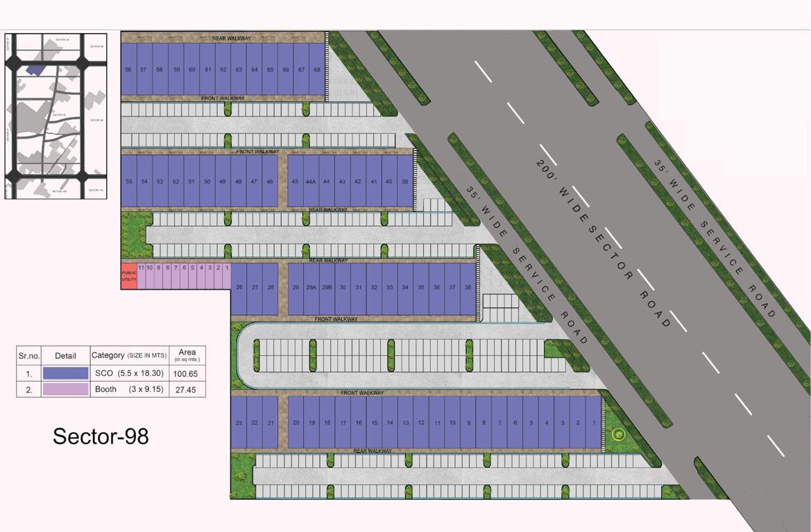  city hub formerly known as ireo hub Layout Plan