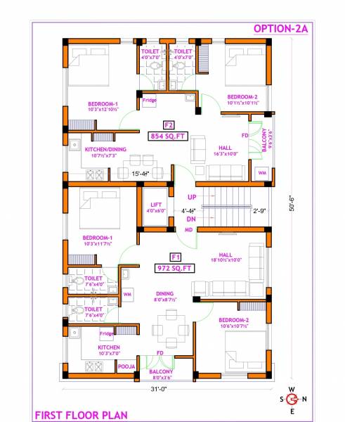  guruvayurappan-cottage Foundation Cluster Plan