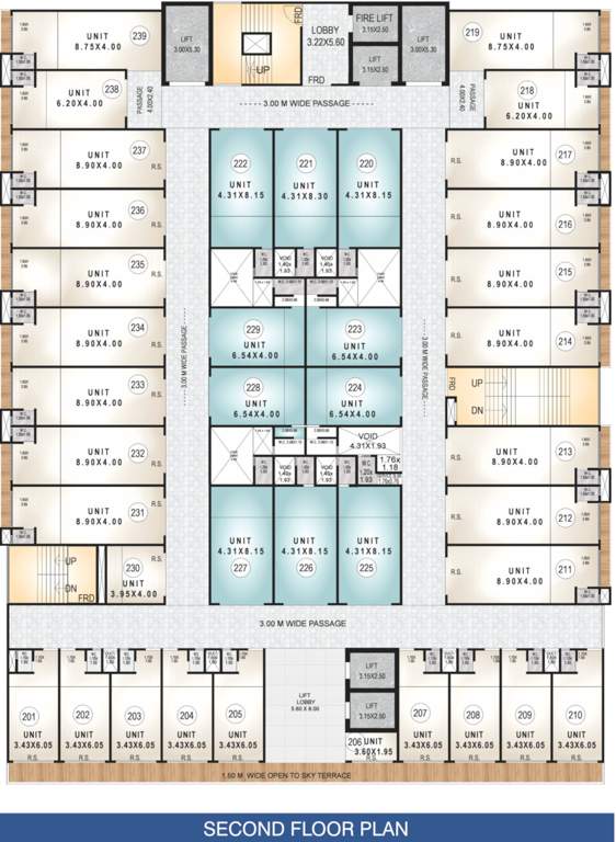  v a business centre V A Business Centre Cluster Plan For 2nd Floor