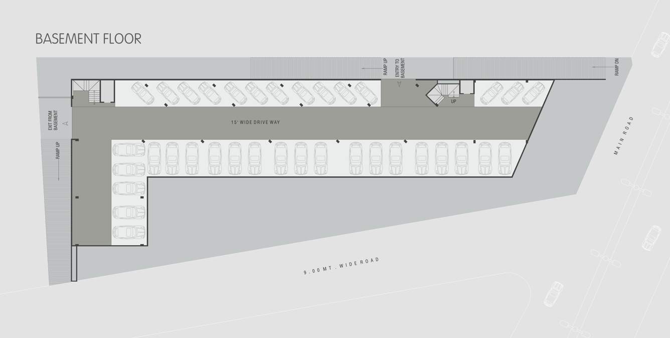  baroda commerce house Baroda Commerce House Cluster Plan for Basement Floor