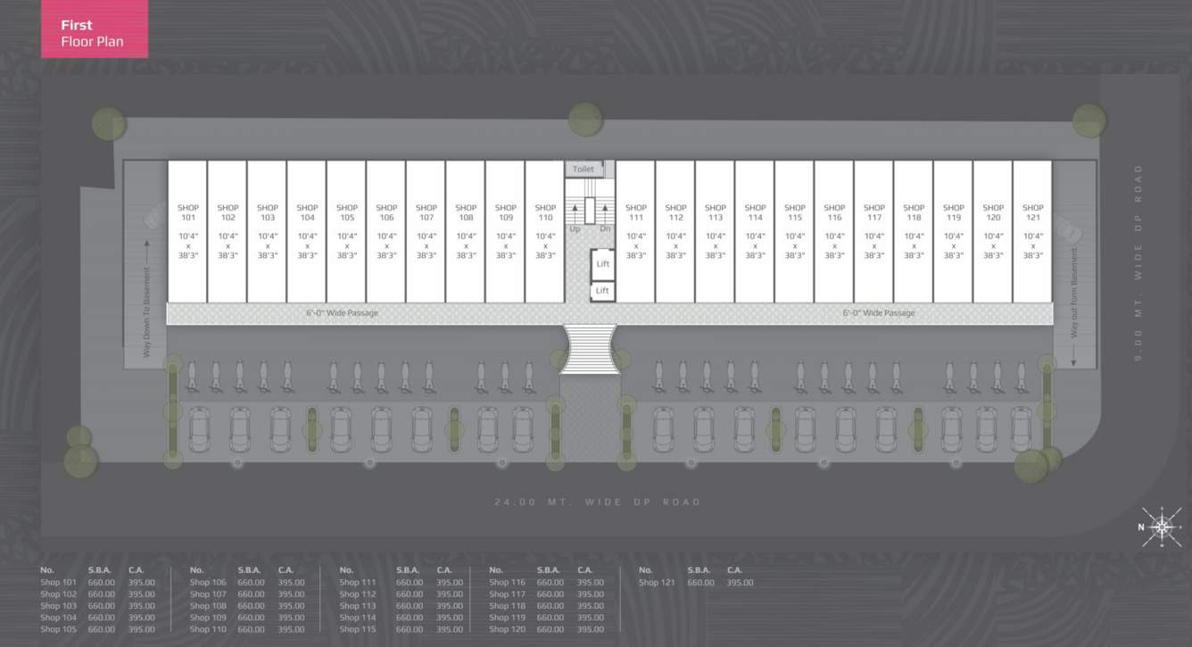 lotus enora Lotus Enora Cluster Plan for 1st Floor