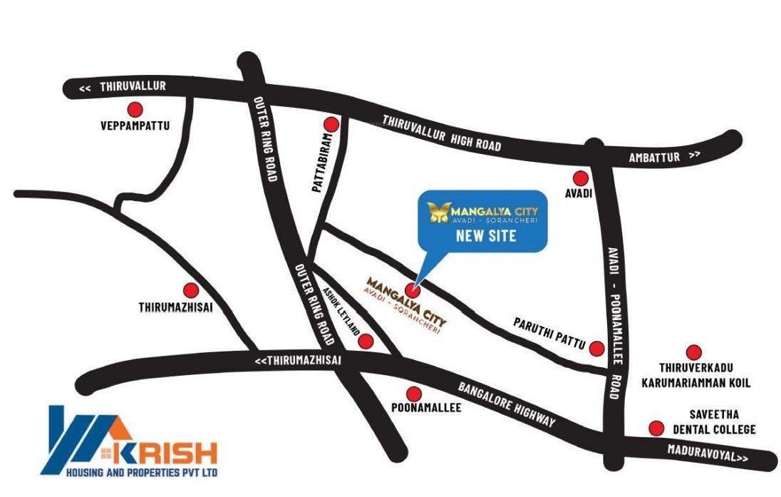  mangalya city Location Plan
