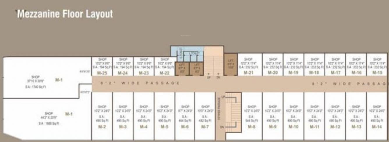 v3 corner 1 Mezzanine Cluster Plan