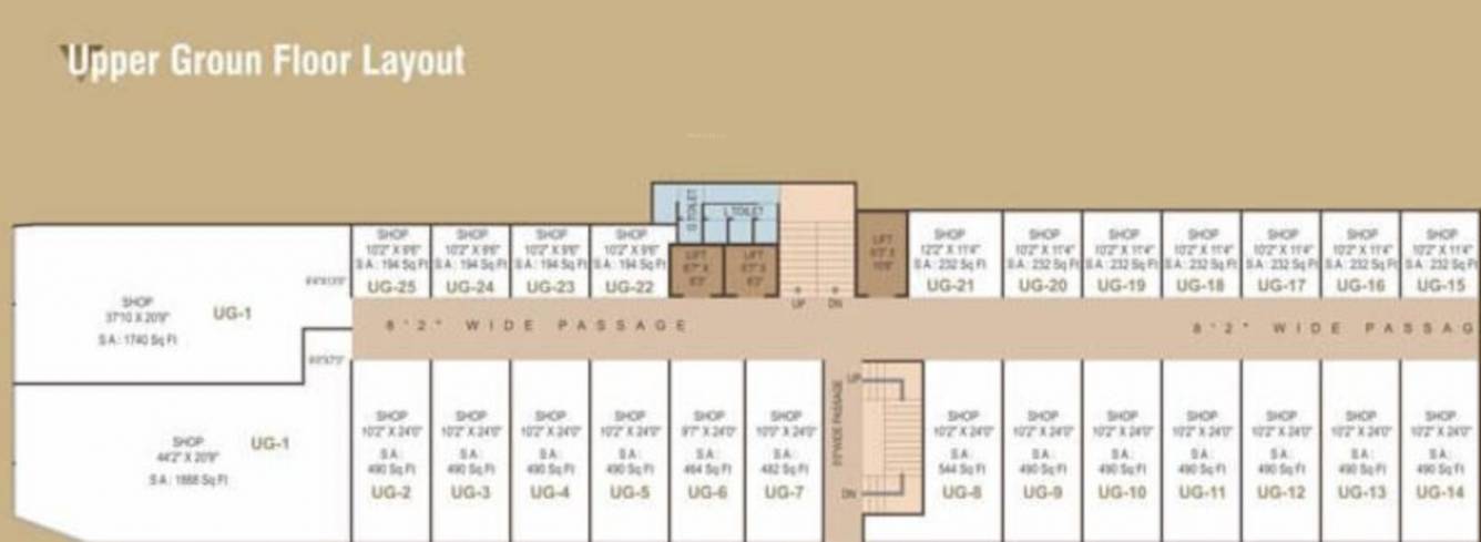 v3 corner 1 Upper Ground Cluster Plan