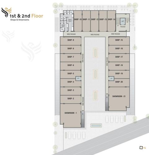  phoenix-avenue Phoenix Avenue Cluster Plan from 1st to 2nd Floor