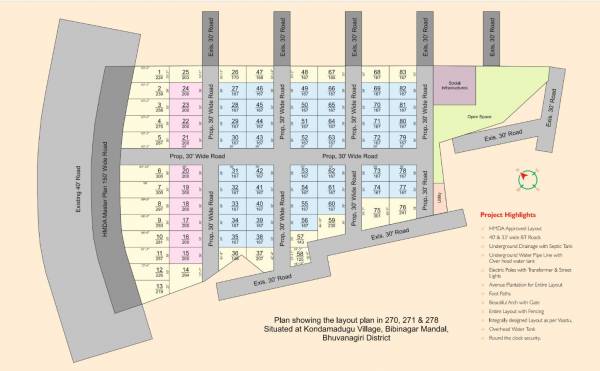  green-valley Layout Plan
