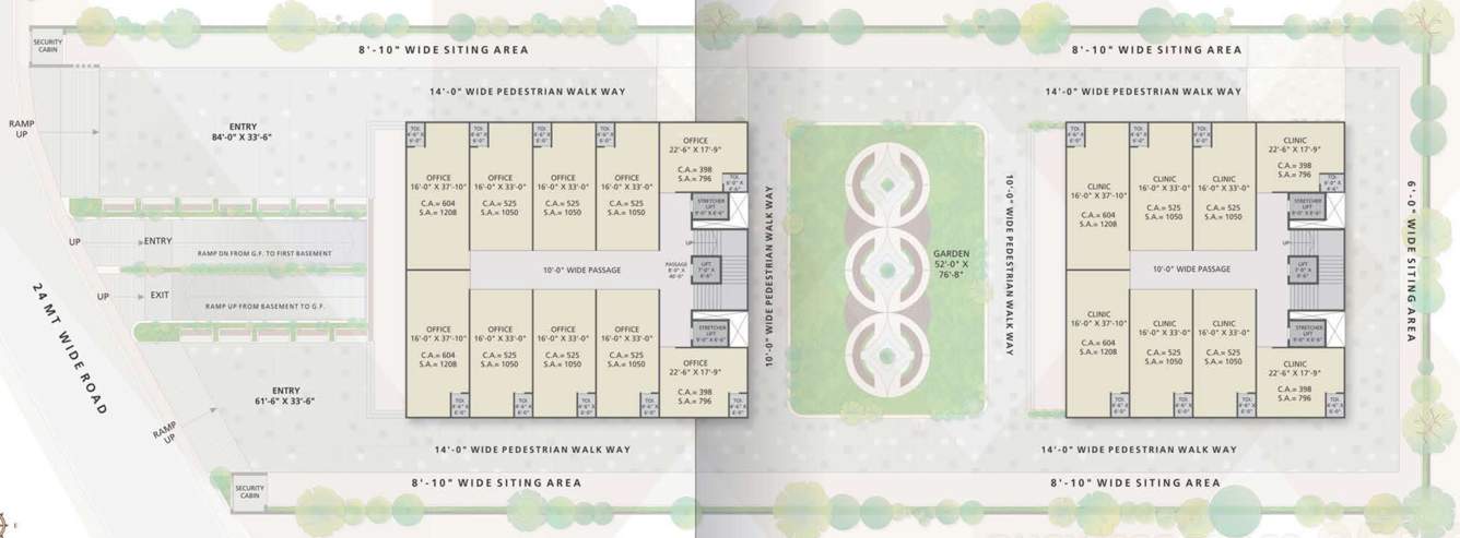  100 empire 100 Empire Cluster Plan From 3rd To 7th Floor