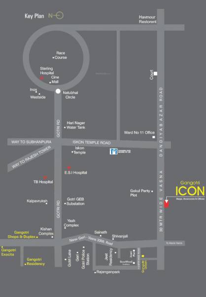  gangotri-icon Location Plan