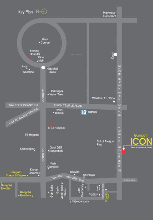  gangotri icon Location Plan