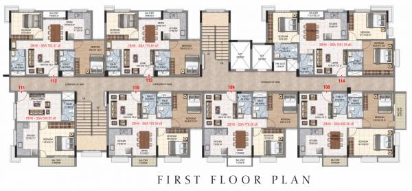 EMERALS Cluster Plan for 1st Floor nebula-siddeshwara EMERALS Cluster Plan for 1st Floor