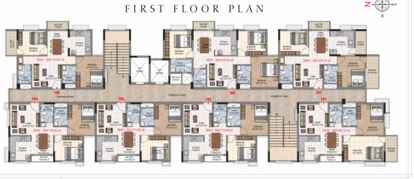 ORCHID Cluster Plan for 1st Floor nebula-siddeshwara ORCHID Cluster Plan for 1st Floor