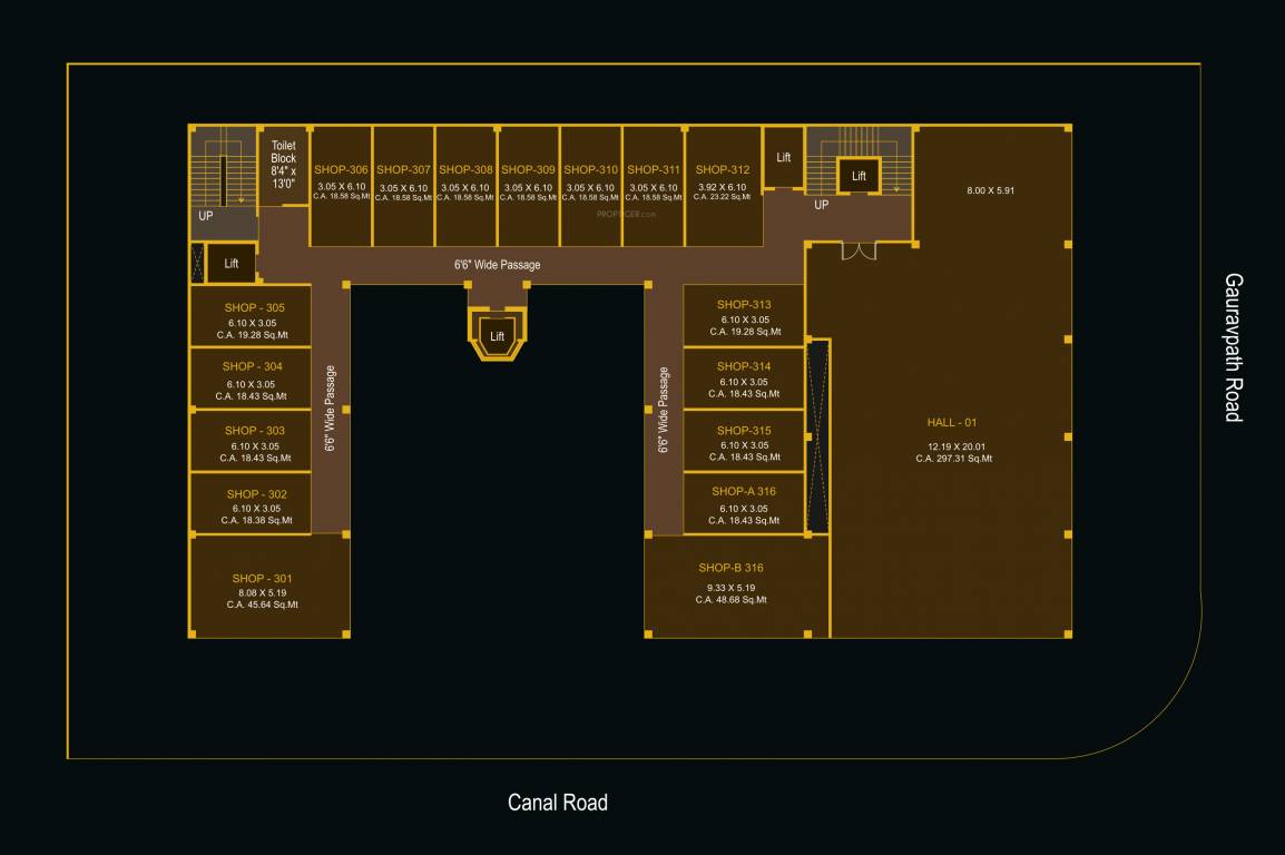 eden square Eden Square Cluster Plan For 3rd Floor