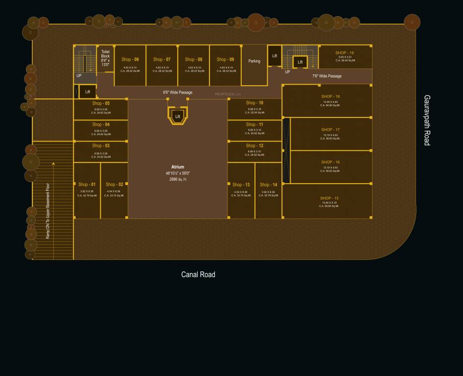 eden square Eden Square Cluster Plan For Ground Floor