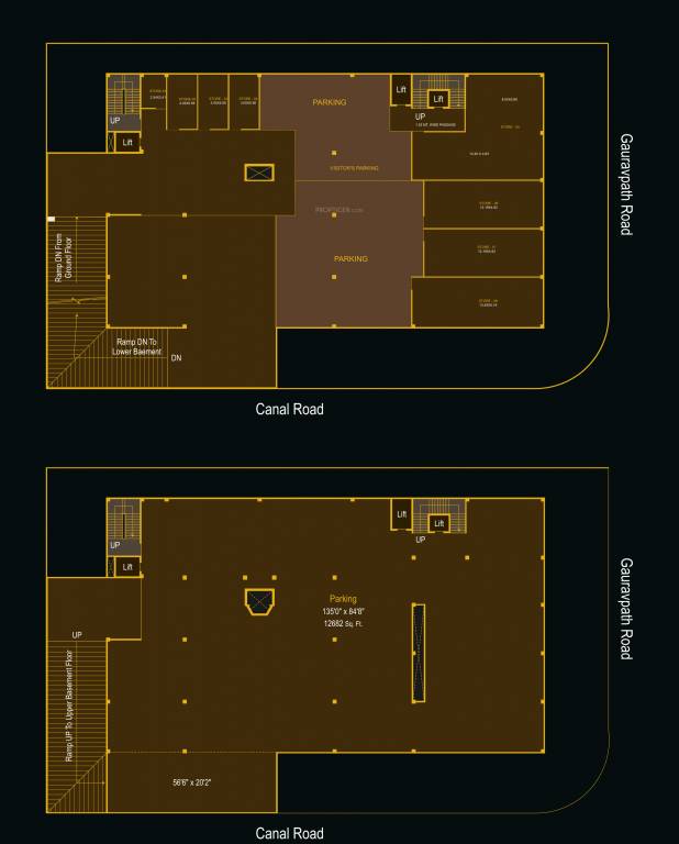 eden square Eden Square Cluster Plan For Upper And Lower Basement