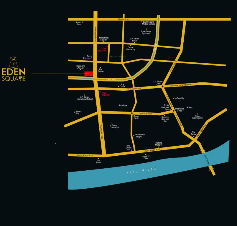 eden square Location Plan