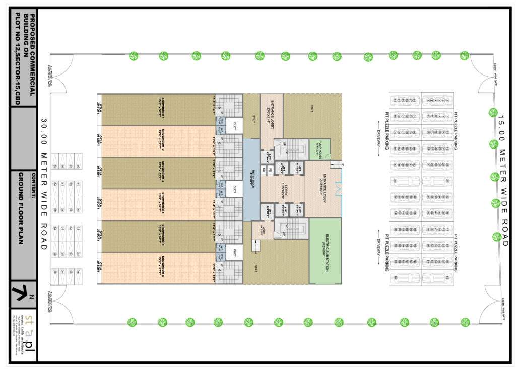  cbd 614 CBD 614 Cluster Plan for ground Floor