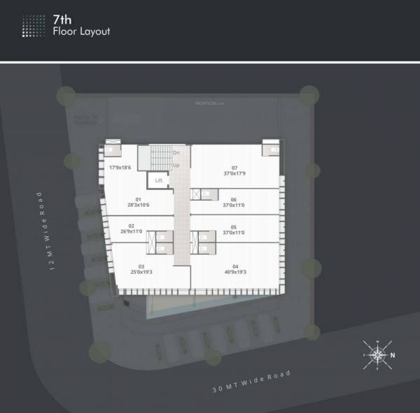 Block A Cluster Plan For 7th Floor business-square Block A Cluster Plan For 7th Floor
