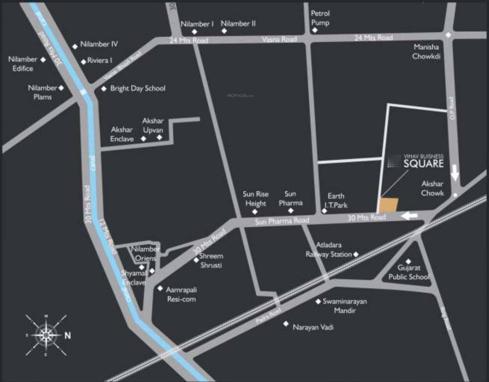 business square Location Plan