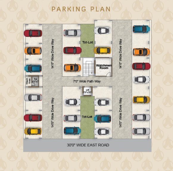  adhiroha Adhiroha Cluster Plan for ground Floor