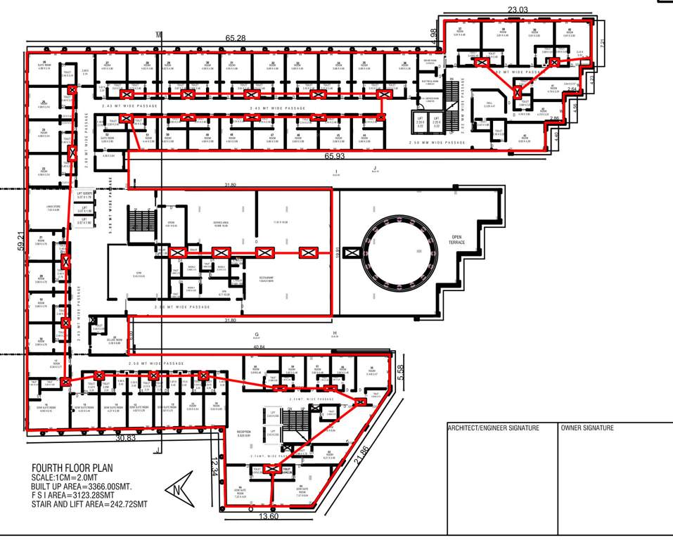  jan mahal Jan Mahal Cluster Plan For 4th Floor