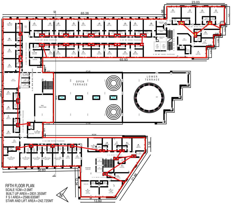  jan mahal Jan Mahal Cluster Plan For 5th Floor