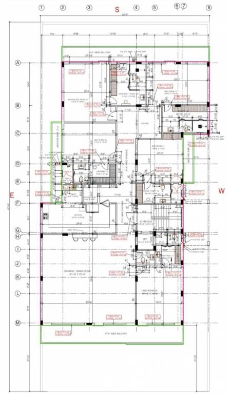 mg luxurious floors Mg Luxurious Floors Typical Cluster Plan