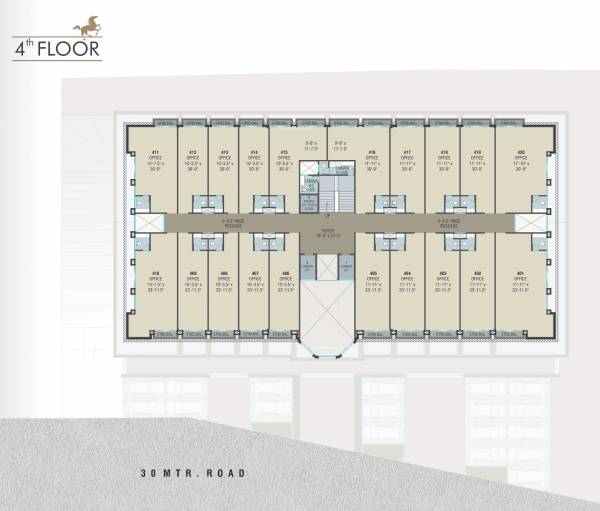  stallion A Cluster Plan For 4th Floor
