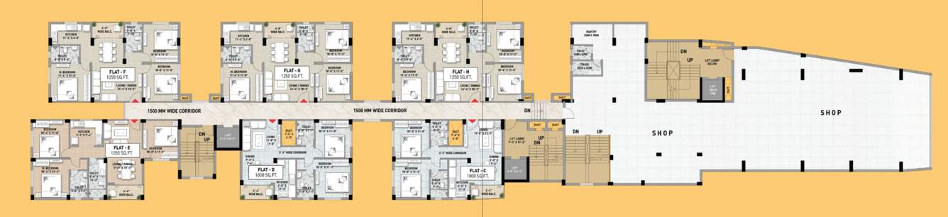  cosmos prashil Cosmos Prashil Cluster Plan From 2nd To 3rd Floor
