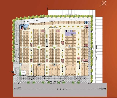 Gaur Aero Mall Pocket 1 Cluster Plan for ground Floor aero-mall-pocket-1 Gaur Aero Mall Pocket 1 Cluster Plan for ground Floor