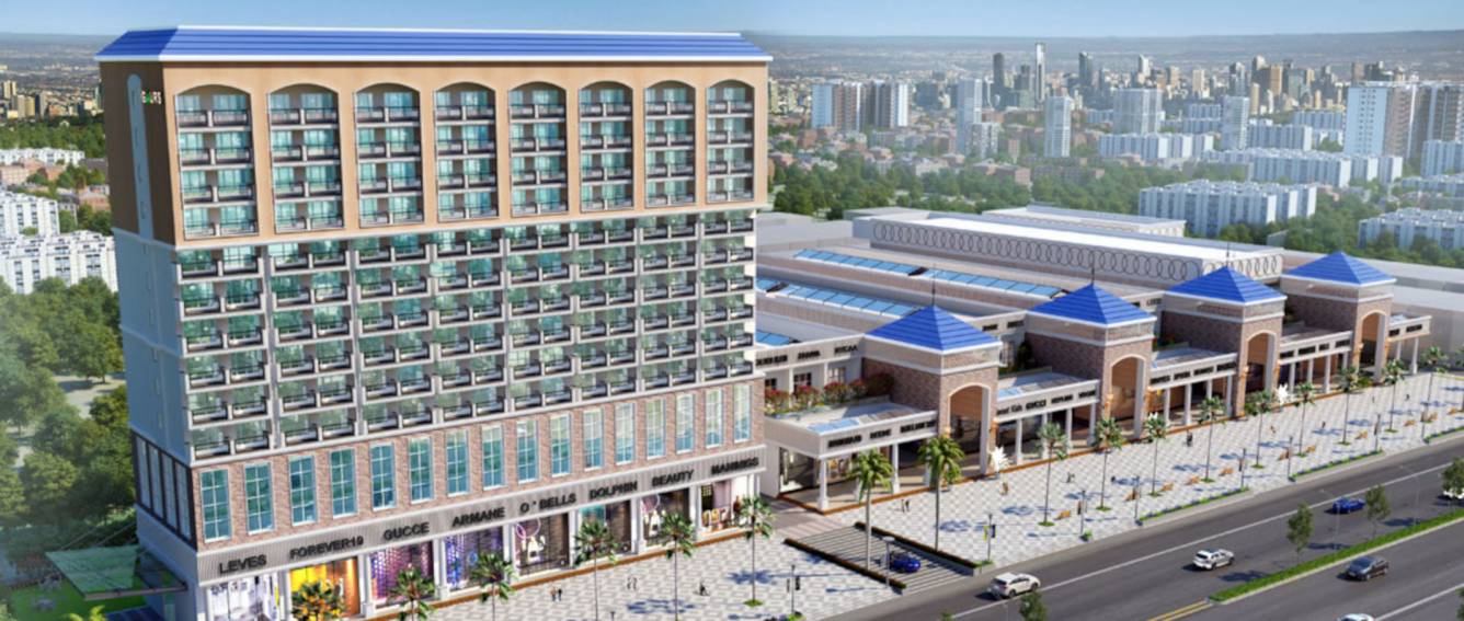 gaur aero mall pocket 1 Elevation