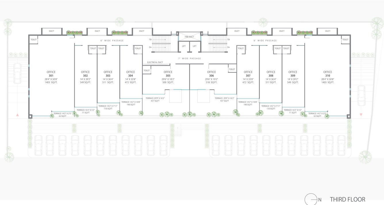  latitude A Cluster Plan For 3rd Floor