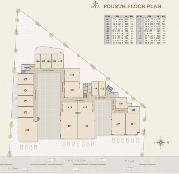  kunj Kamaxi Kunj Cluster Plan For 4th Floor