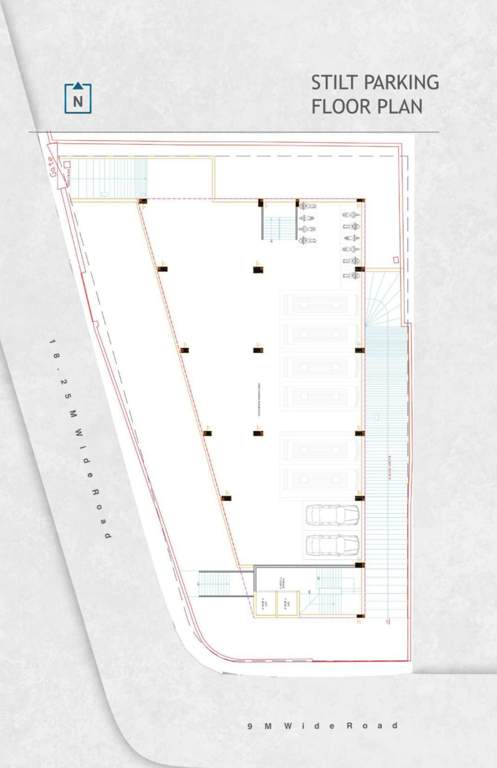  hr palacio Tower Stilt Cluster Plan