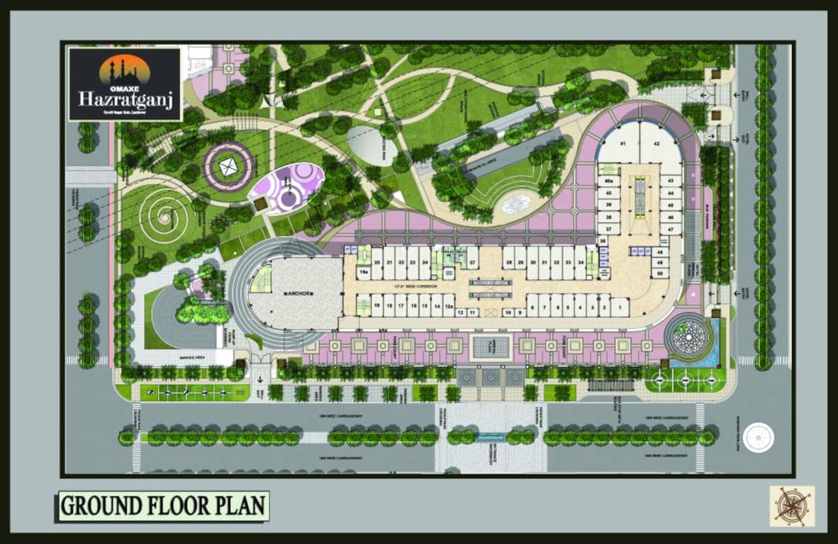  sector shopping 1mini hazratganj omaxe intrigted Sector Shopping 1Mini Hazratganj Omaxe Intrigted Ground Ffloor Cluster Plan