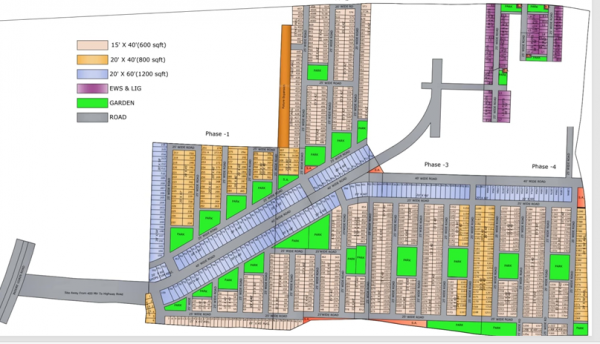  kishans-green Layout Plan