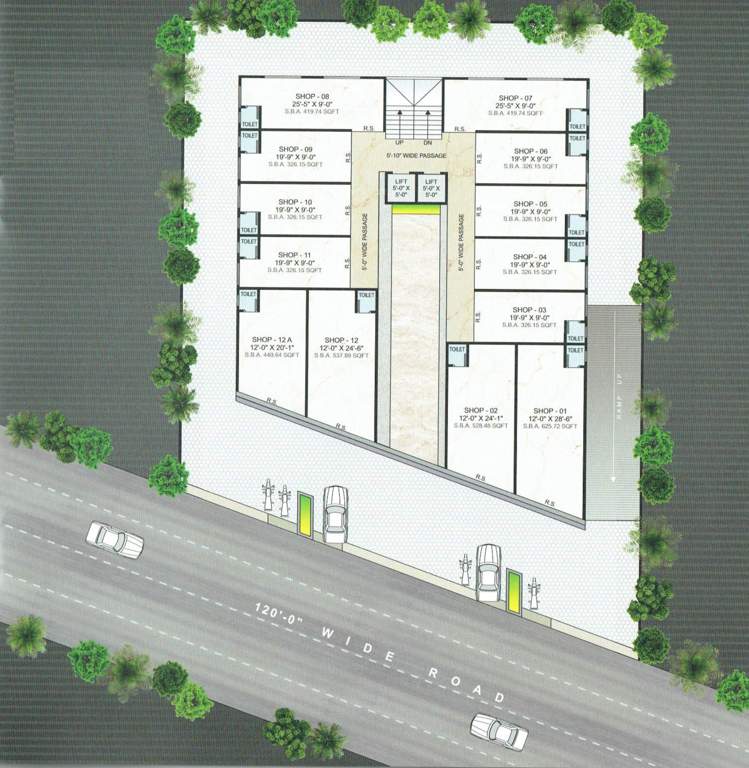  biz hub Biz Hub Cluster Plan For ground Floor
